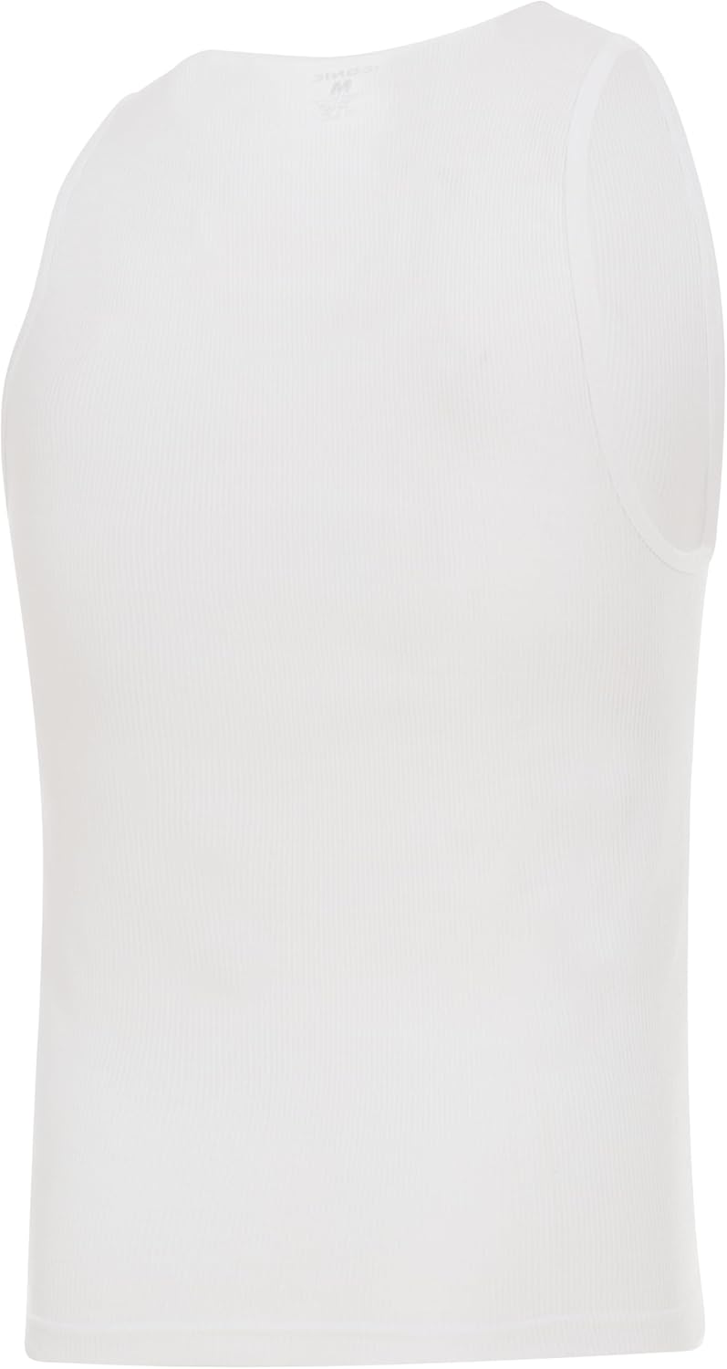 Active 23 Iconic Mens 15 Pack Tanks White Tank Top Breathable A Shirt, Moisture Wicking Undershirts, Tag Free and Durable - Image 2